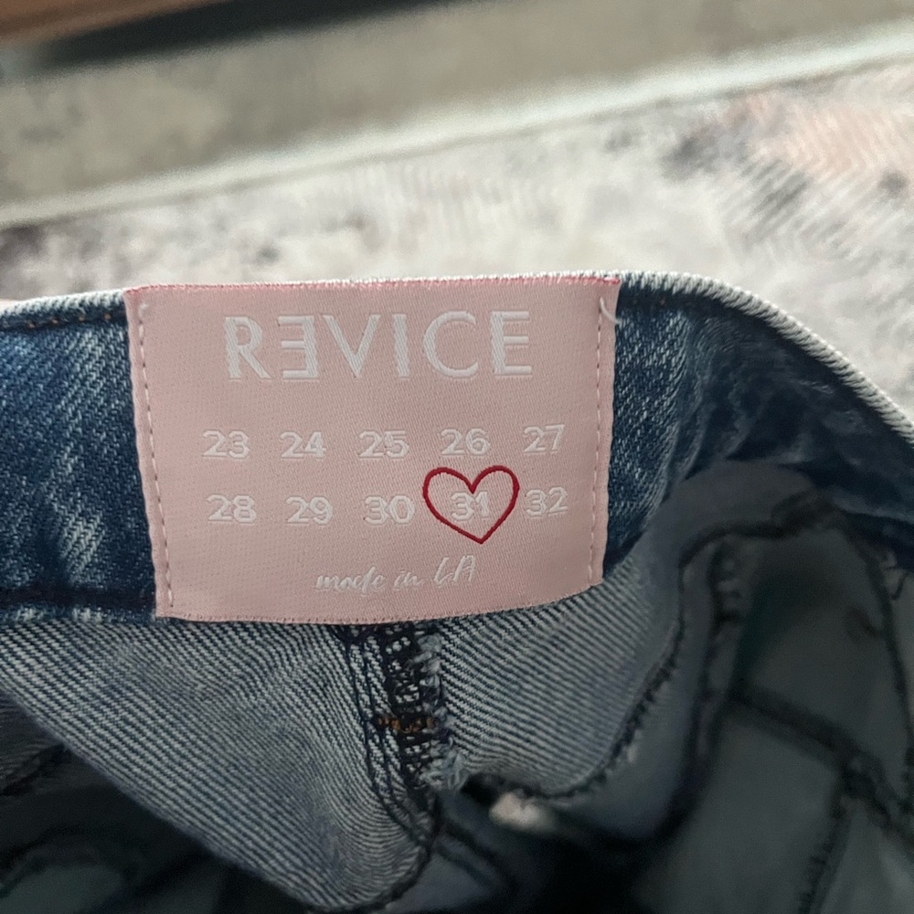 Revice Two-Tone High Rise Denim - Picture 4 of 5